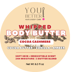 Shea Butter. Cocoa Butter. Mango Butter. Whipped Body Butter