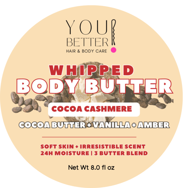 Shea Butter. Cocoa Butter. Mango Butter. Whipped Body Butter