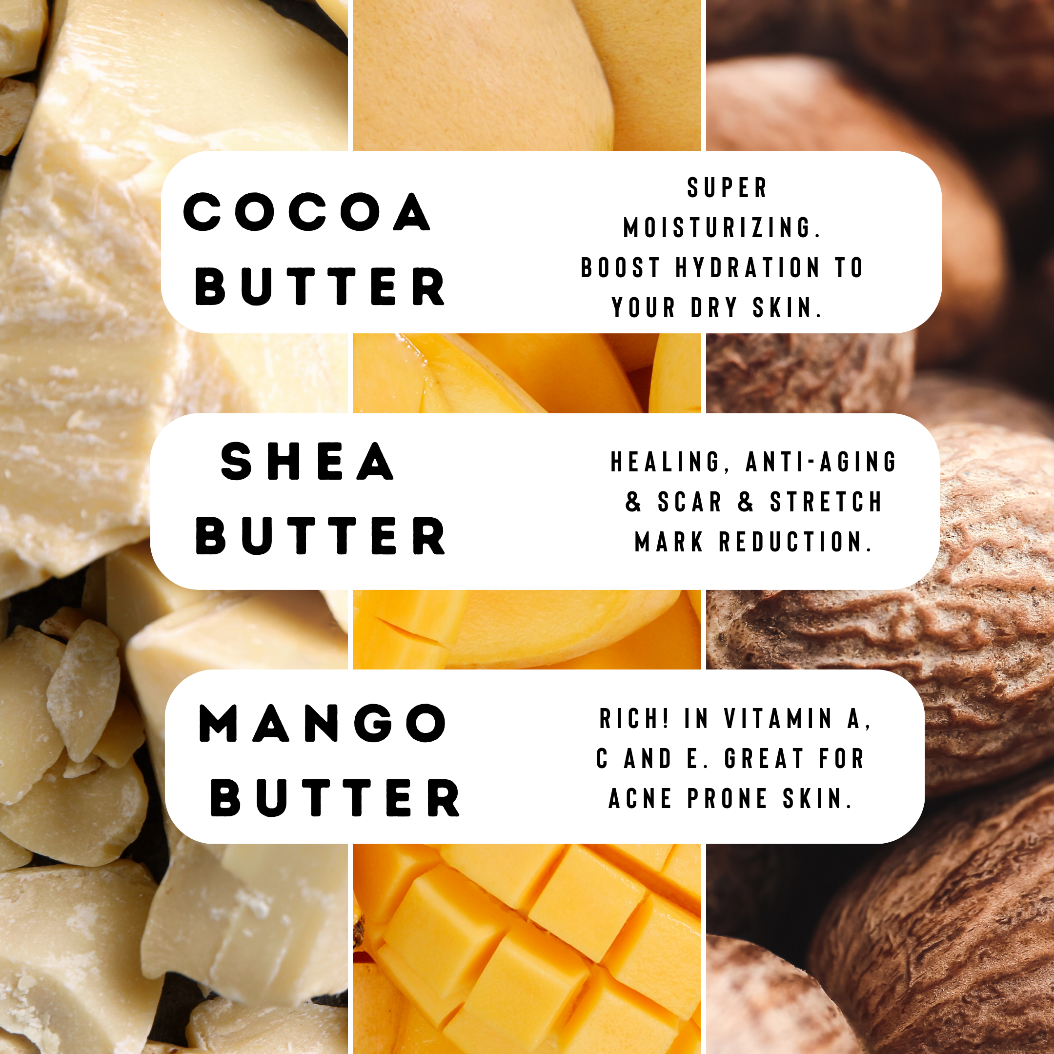 Shea Mango Cocoa Benefits